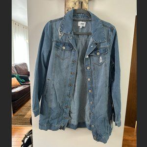 Ci Sono Long Denim Jacket - Medium